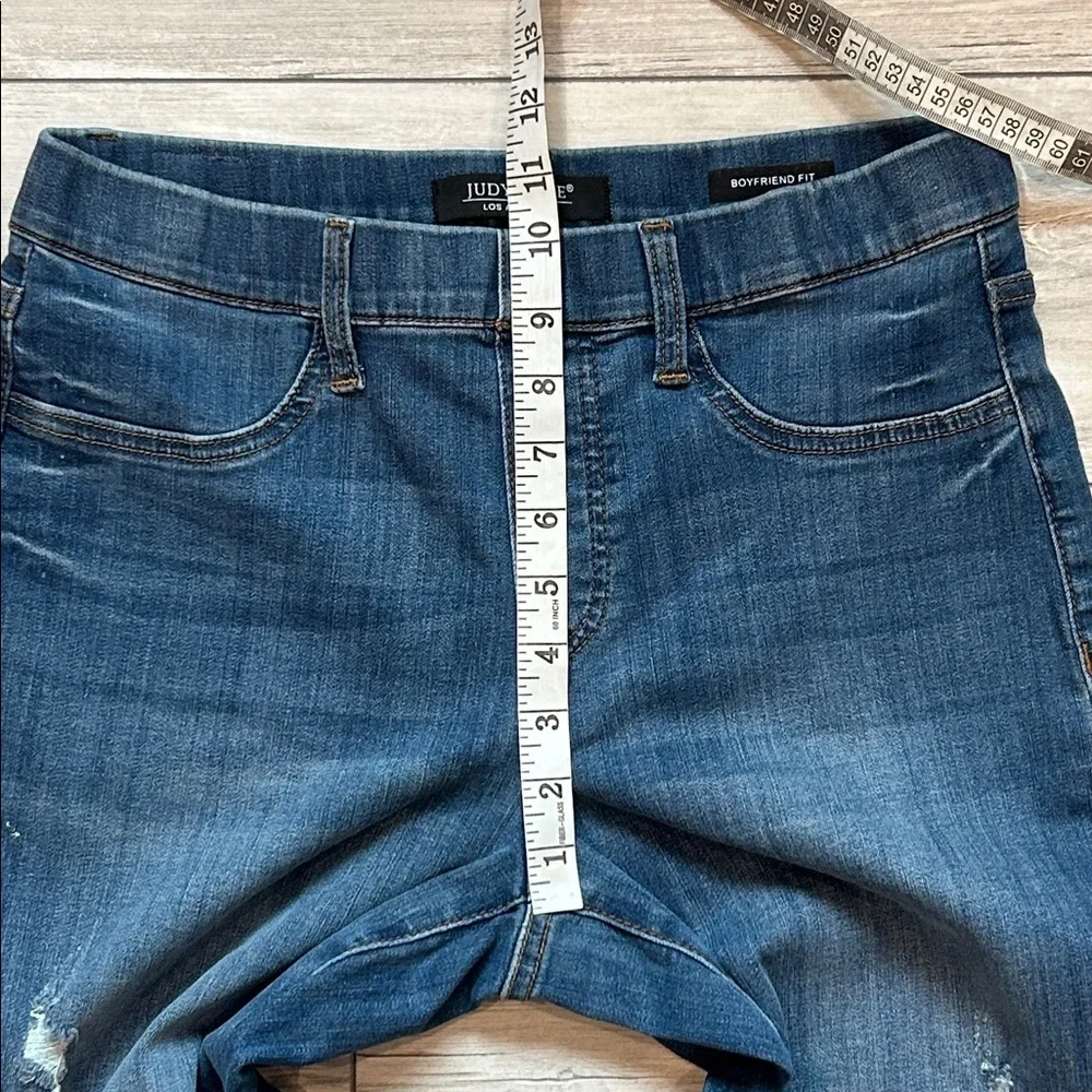 Judy Blue boyfriend fit pull on elastic waist jeans size 30